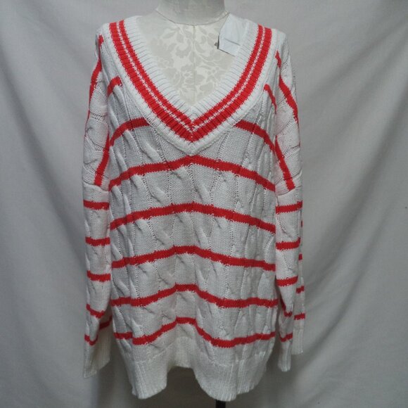 On 34th Sweater top knit v-neck  NEW NWT Size Sz XXL 2XL - Picture 1 of 11